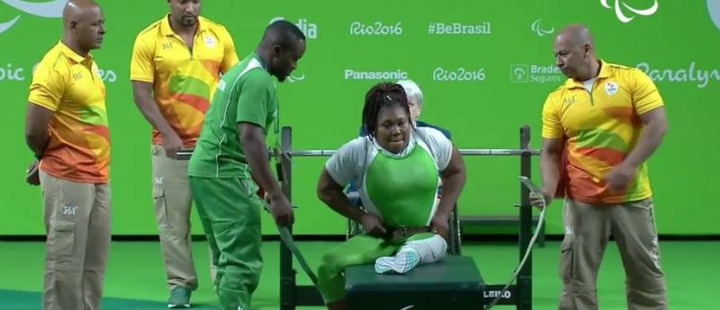 Nigeria Paralympics Power-lifting 